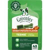 image:imageGreenies Teenie Natural Dental Dog Treats Fresh Mint Flavor 43 Count  Veterinarianrecommended for dogs 515 lbs cleans teeth freshens breath promotes oral health 12 oz PackSweet Potato