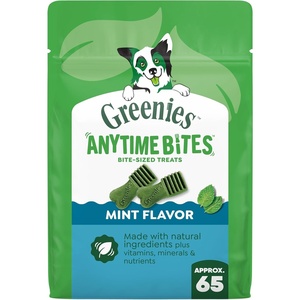 Greenies Anytime Bites Dog Treats, Blueberry Flavor, 24 oz | Only 13 calories per treat, easy to digest, natural ingredients plus vitamins & minerals, made in USA facilities(Mint)